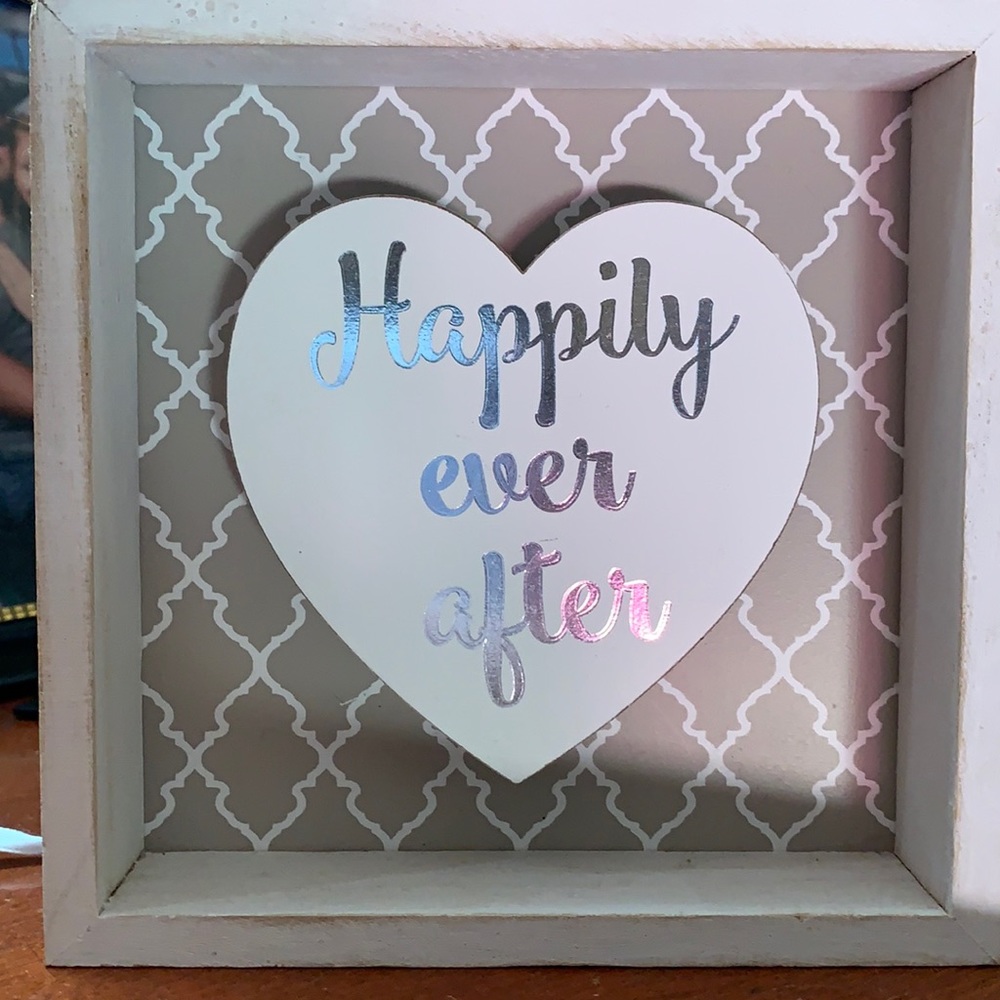 Happily ever After Decor Sign